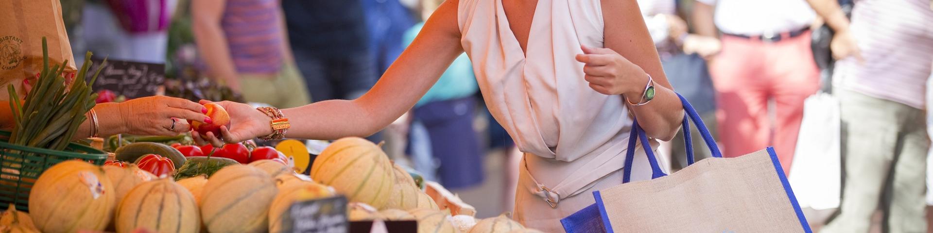 Marché Arcachon étal