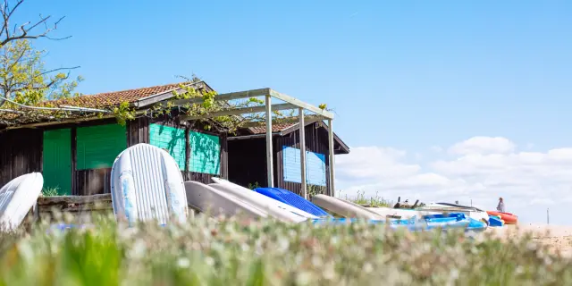 Aiguillon Cabanes Plage Front De Mer Cassiau 30